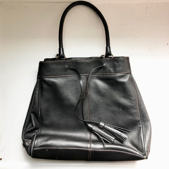 Cole Haan Genuine Leather Black Purse - Picture 1 of 9